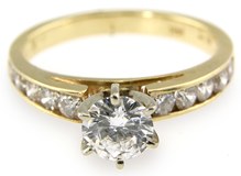 gold diamond ring